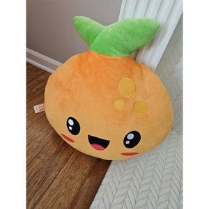 Smillos Orange Scented Stuffed Plush Food Accent Throw Pillow Scentco Large 16"